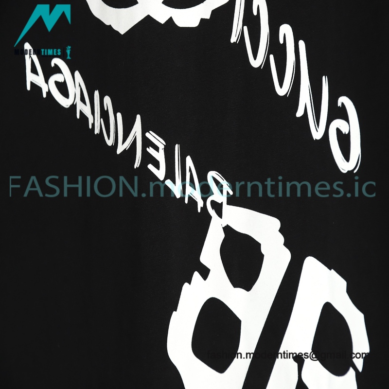Gucci - Balenciaga Double G-B Print Short Sleeve T-shirt